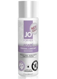 Лубрикант на водной основе для женщин JO AGAPE LUBRICANT ORIGINAL - 60 мл. - System JO - купить с доставкой в Иваново