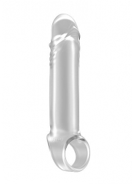 Прозрачная удлиняющая насадка Stretchy Penis Extension No.31 - Shots Media BV - в Иваново купить с доставкой