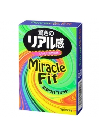 Презервативы Sagami Xtreme Miracle Fit - 5 шт. - Sagami - купить с доставкой в Иваново