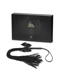 Чёрная плётка Lilly Whip Bijoux - Bijoux Indiscrets - купить с доставкой в Иваново