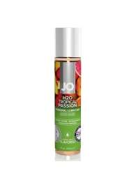 Смазка с ароматом тропических фруктов JO Flavored Tropical Passion - 30 мл. - System JO - купить с доставкой в Иваново