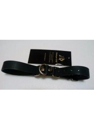 Чёрные ременные наручники с полукольцом - Подиум - купить с доставкой в Иваново