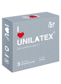 Презервативы с точками Unilatex Dotted - 3 шт. - Unilatex - купить с доставкой в Иваново