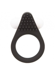 Чёрное эрекционное кольцо LIT-UP SILICONE STIMU RING 1 BLACK - Dream Toys - в Иваново купить с доставкой