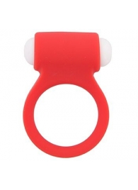 Красное эрекционное виброкольцо LIT-UP SILICONE STIMU RING 3 RED - Dream Toys - в Иваново купить с доставкой