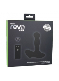 Чёрный перезаряжаемый массажёр предстательной железы NEXUS Revo Slim - Nexus Range - в Иваново купить с доставкой