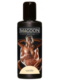 Массажное масло Magoon Vanille с ароматом ванили - 100 мл. - Orion - купить с доставкой в Иваново