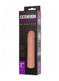 Насадка-удлинитель Extension sleeve телесного цвета - 18,5 см. - Sitabella - в Иваново купить с доставкой
