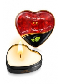 Массажная свеча с нейтральным ароматом Bougie Massage Candle - 35 мл. - Plaisir Secret - купить с доставкой в Иваново