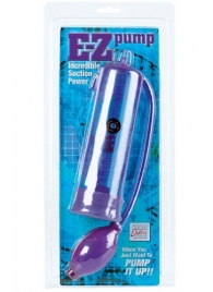 Фиолетовая вакуумная помпа E-Z Pump - California Exotic Novelties - в Иваново купить с доставкой