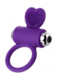 Фиолетовое виброкольцо с ресничками JOS PERY - JOS - в Иваново купить с доставкой