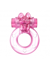 Розовое эрекционное кольцо с вибрацией Ring - Baile - #SOTBIT_REGIONS_UF_V_REGION_NAME# купить с доставкой