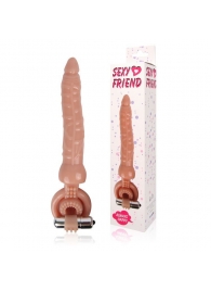 Телесная насадка на член Sexy Friend для двойного проникновения - 18 см. - Bior toys - купить с доставкой в Иваново