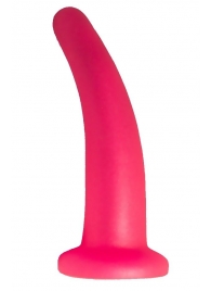 Розовый изогнутый стимулятор простаты из геля - 12,5 см. - LOVETOY (А-Полимер) - в Иваново купить с доставкой