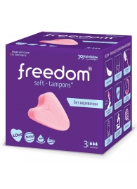 Женские гигиенические тампоны без веревочки FREEDOM normal - 3 шт. - Freedom - купить с доставкой в Иваново