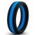 Черно-синее эрекционное кольцо Silicone Go Pro Cock Ring - Blush Novelties - в Иваново купить с доставкой