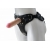 Черный пояс-трусики с двумя насадками Soft-Dolli - 16,5 и 10,5 см. - LOVETOY (А-Полимер) - купить с доставкой в Иваново