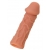 Телесная реалистичная насадка KOKOS Extreme Sleeve 05 с дополнительной стимуляцией - 12,7 см. - KOKOS - в Иваново купить с доставкой