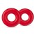 Набор из 2 красных эрекционных колец DONUT RINGS OVERSIZED - Blush Novelties - в Иваново купить с доставкой
