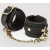 Черные наручники Bound to You Faux Leather Wrist Cuffs - Fifty Shades of Grey - купить с доставкой в Иваново