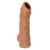 Телесная насадка с пупырышками и открытой головкой Nude Sleeve L - 14 см. - KOKOS - в Иваново купить с доставкой