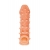 Телесная закрытая насадка с пупырышками Cock Sleeve Size M - 15,6 см. - KOKOS - в Иваново купить с доставкой
