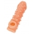 Телесная закрытая насадка с пупырышками Cock Sleeve Size L - 17,6 см. - KOKOS - в Иваново купить с доставкой