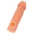 Телесная закрытая насадка с шершавой головкой Cock Sleeve Size M - 15,6 см. - KOKOS - в Иваново купить с доставкой