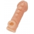 Телесная закрытая насадка с шишечками Cock Sleeve Size M - 15,6 см. - KOKOS - в Иваново купить с доставкой