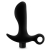 Черный анальный вибратор Silicone Vibrating Prostate Massager 01 - 10,8 см. - Blush Novelties - в Иваново купить с доставкой