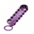 Закрытая фиолетовая насадка с пупырышками SAMURAI PENIS SLEEVE PURPLE - 14,5 см. - NMC - в Иваново купить с доставкой