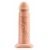 Телесный реалистичный фаллоимитатор с полостью Silicone Hollow Extension - 20 см. - Pipedream - купить с доставкой в Иваново