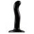 Черный фаллоимитатор-насадка Strap-On-Me P G spot Dildo size S - 16,4 см. - Strap-on-me - купить с доставкой в Иваново
