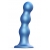 Голубая насадка Strap-On-Me Dildo Plug Balls size S - Strap-on-me - купить с доставкой в Иваново