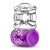 Фиолетовое эрекционное виброкольцо Pleaser Rechargeable C-Ring - Blush Novelties - в Иваново купить с доставкой