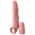 Телесная насадка-удлинитель 2 Inch Silicone X-tension with Strap - 20,3 см. - Pipedream - в Иваново купить с доставкой