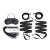 Эротический набор 4PC Bondage Bed Strap   Flogger Kit - Lux Fetish - купить с доставкой в Иваново