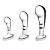 Набор из 3 стальных стимуляторов простаты Stainless Steel P-spot Training Set - b-Vibe - в Иваново купить с доставкой