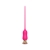 Розовый тонкий стимулятор Nipple Vibrator - 23 см. - I-MOON - купить с доставкой в Иваново