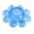 Голубая гелевая насадка-цветок - Toyfa Basic - в Иваново купить с доставкой