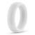Белое люминесцентное эрекционное кольцо Silicone Glo Cock Ring - Blush Novelties - в Иваново купить с доставкой