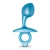 Голубая анальная пробка для массажа простаты Bulb Silicone Prostate Plug - 10,7 см. - b-Vibe - в Иваново купить с доставкой