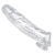 Прозрачная насадка для увеличения члена Realistic Clear Penis Enhancer and Ball Stretcher - 20,3 см. - XR Brands - в Иваново купить с доставкой