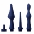 Набор из 3 универсальных насадок для анального душа Universal 3 Piece Silicone Enema Attachment Set - XR Brands - купить с доставкой в Иваново