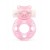 Розовое эрекционное виброкольцо в форме мишки - 1137 - в Иваново купить с доставкой