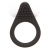 Чёрное эрекционное кольцо LIT-UP SILICONE STIMU RING 1 BLACK - Dream Toys - в Иваново купить с доставкой