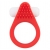Красное эрекционное кольцо LIT-UP SILICONE STIMU RING 1 RED - Dream Toys - в Иваново купить с доставкой