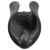 Чёрный мастурбатор Vibrating Silicone Stimulator с вибрацией - Pipedream - в Иваново купить с доставкой