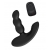 Черный силиконовый стимулятор простаты Levett Nitoc с пультом ДУ - Levett - в Иваново купить с доставкой