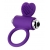 Фиолетовое виброкольцо с ресничками JOS PERY - JOS - в Иваново купить с доставкой